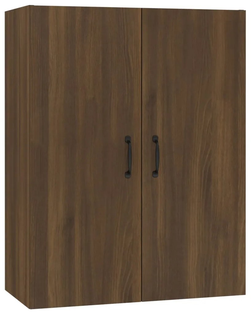 vidaXL Ντουλάπι Κρεμαστό Καφέ δρυς 69,5x34x90 εκ. Επεξεργασμένο Ξύλο