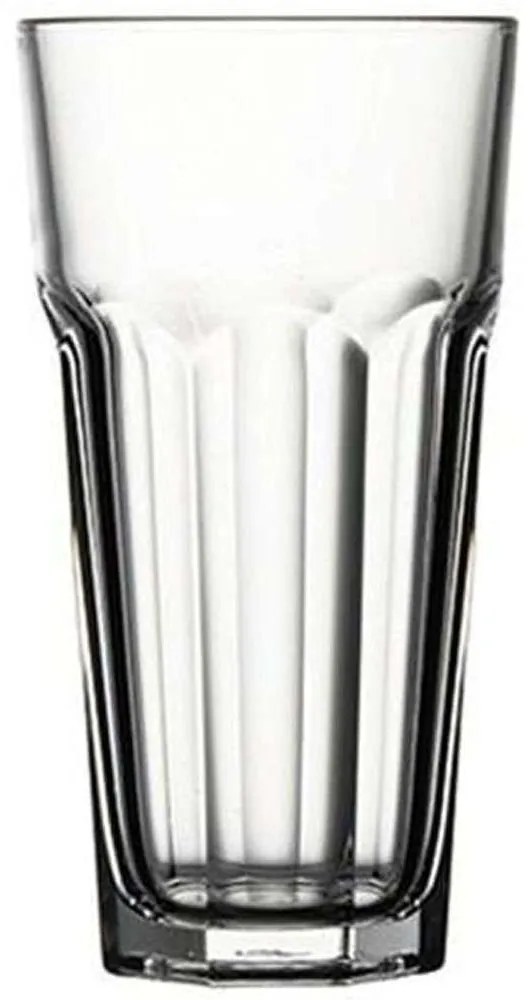 Ποτήρι Νερού V-Block Casablanca SPV52706G6 Φ8x14,8cm 365ml Clear Espiel Glass