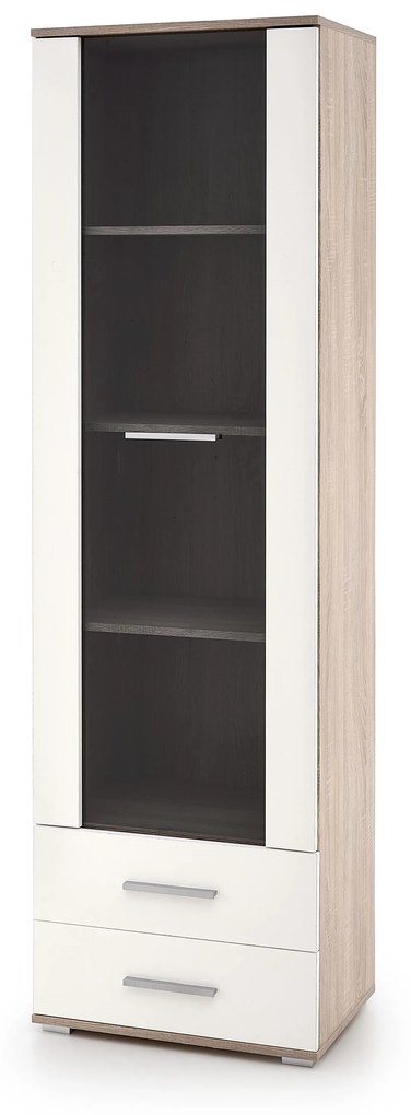 LIMA W1 cabinet white / sonoma oak DIOMMI V-PL-LIMA-W1-BIAŁY/SONOMA DIOMMI-60-22334