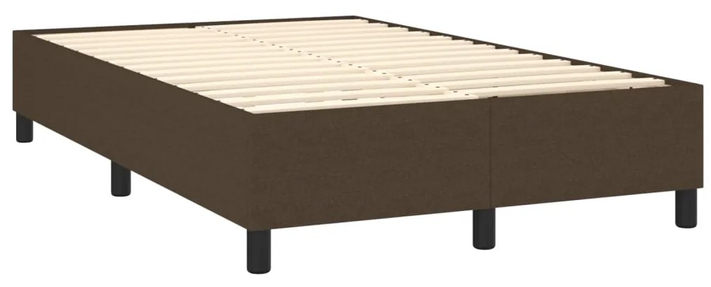 ΚΡΕΒΑΤΙ BOXSPRING ΜΕ ΣΤΡΩΜΑ ΣΚΟΥΡΟ ΚΑΦΕ 120X200 ΕΚ. ΥΦΑΣΜΑΤΙΝΟ 3141764