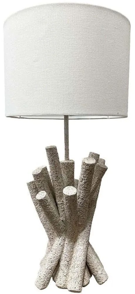 Φωτιστικό Επιτραπέζιο Woodland 034149 26x26x54cm Ε27 40W White