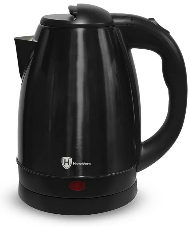 HomeVero HV-BSSK1.7 Ανοξείδωτος Βραστήρας Nερού 1.7L 1500W Μαύρος