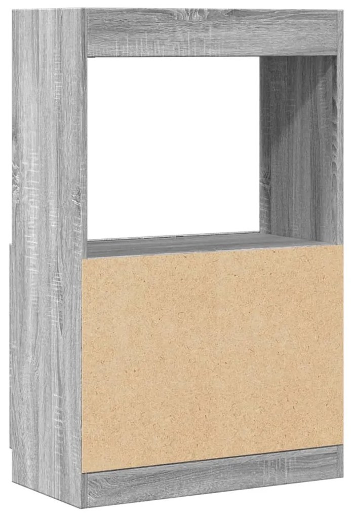vidaXL Ντουλάπι Γκρι Sonoma 63x33x100 εκ. από Επεξεργασμένο Ξύλο