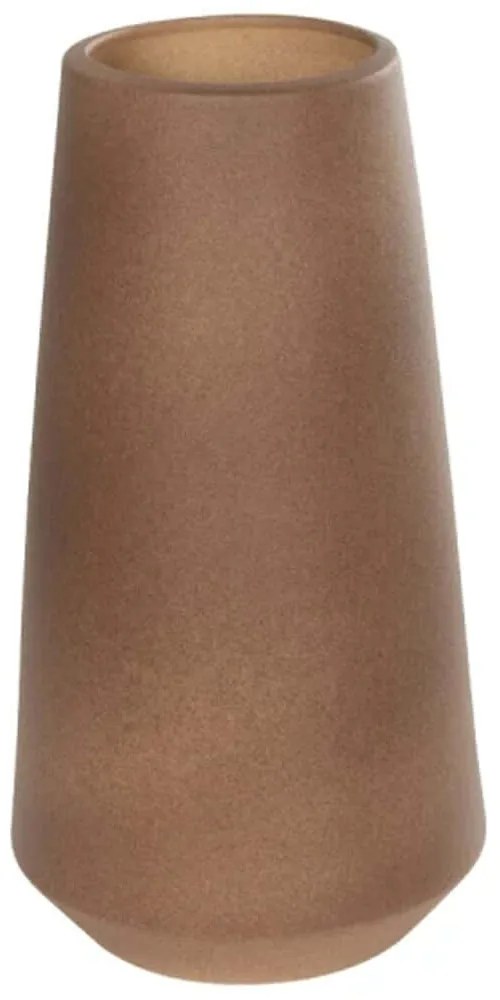 Βάζο Porto 21288 11x11x20cm Brown GloboStar Κεραμικό