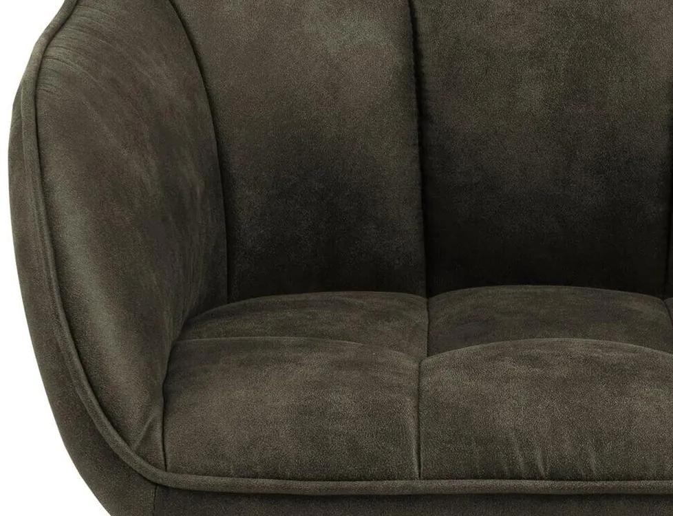 Καρέκλα Oakland 646, Πράσινο, Μαύρο, 85x58x55cm, 9 kg, Ταπισερί, Μεταλλικά, Μπράτσα | Epipla1.gr