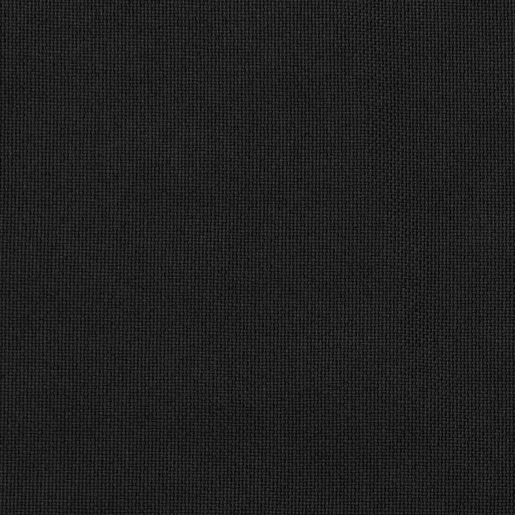 vidaXL Κουρτίνες Συσκότ. με Τρουκς/Όψη Λινού 2 τεμ. Μαύρες 140x245 εκ.