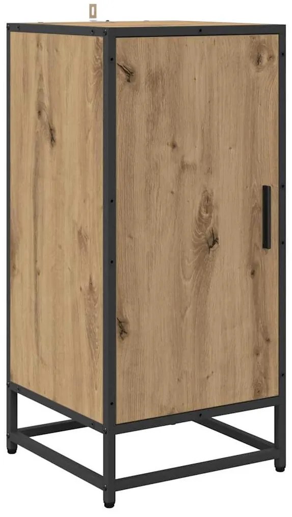 vidaXL Πλαϊνό γραφείο artisan δρυς 35 x 35.5 x 76 εκ