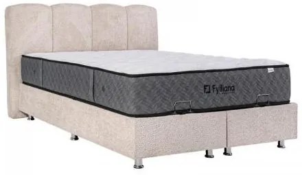 ΚΡΕΒΑΤΙ Fylliana Edem ΜΠΕΖ ΜΕ ΑΠΟΘ ΧΩΡΟ 208x162x130εκ (160x200) 828-225-189