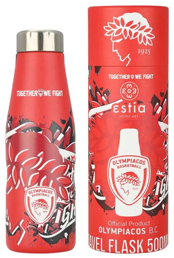 Μπουκάλι Θερμός 500ml Estia Olympiacos B.C. Edition Together We Fight 00-27162