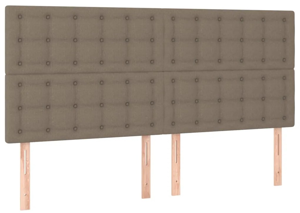 ΚΡΕΒΑΤΙ BOXSPRING ΜΕ ΣΤΡΩΜΑ TAUPE 180X200 ΕΚ. ΥΦΑΣΜΑΤΙΝΟ 3132333