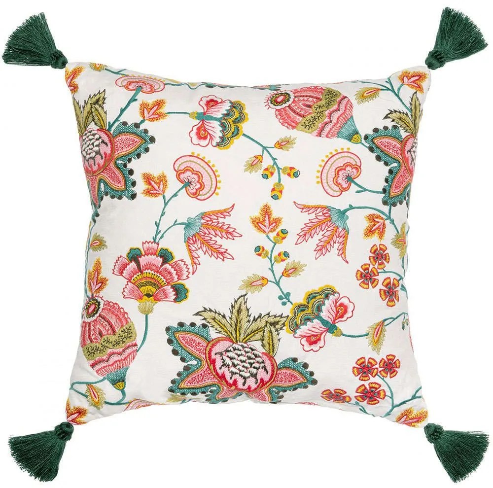 Μαξιλάρι Διακοσμητικό (Με Γέμιση) Midsummer Floral LC40134 50x50cm Multi MindTheGap 50X50 50x50cm Fabric