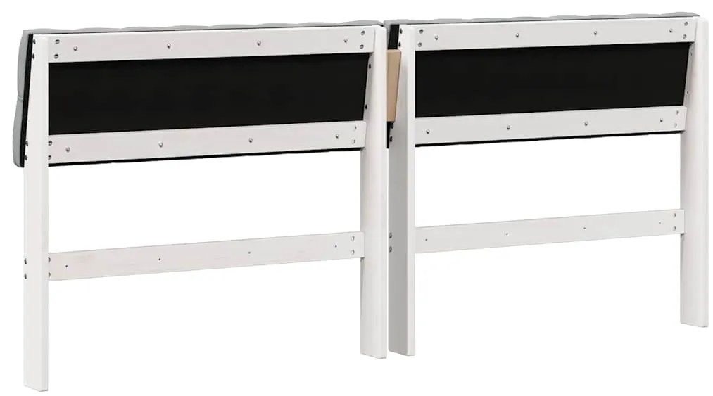 vidaXL Ταπετσαρισμένο κεφαλάρι Ανοιχτό γκρι 180 cm