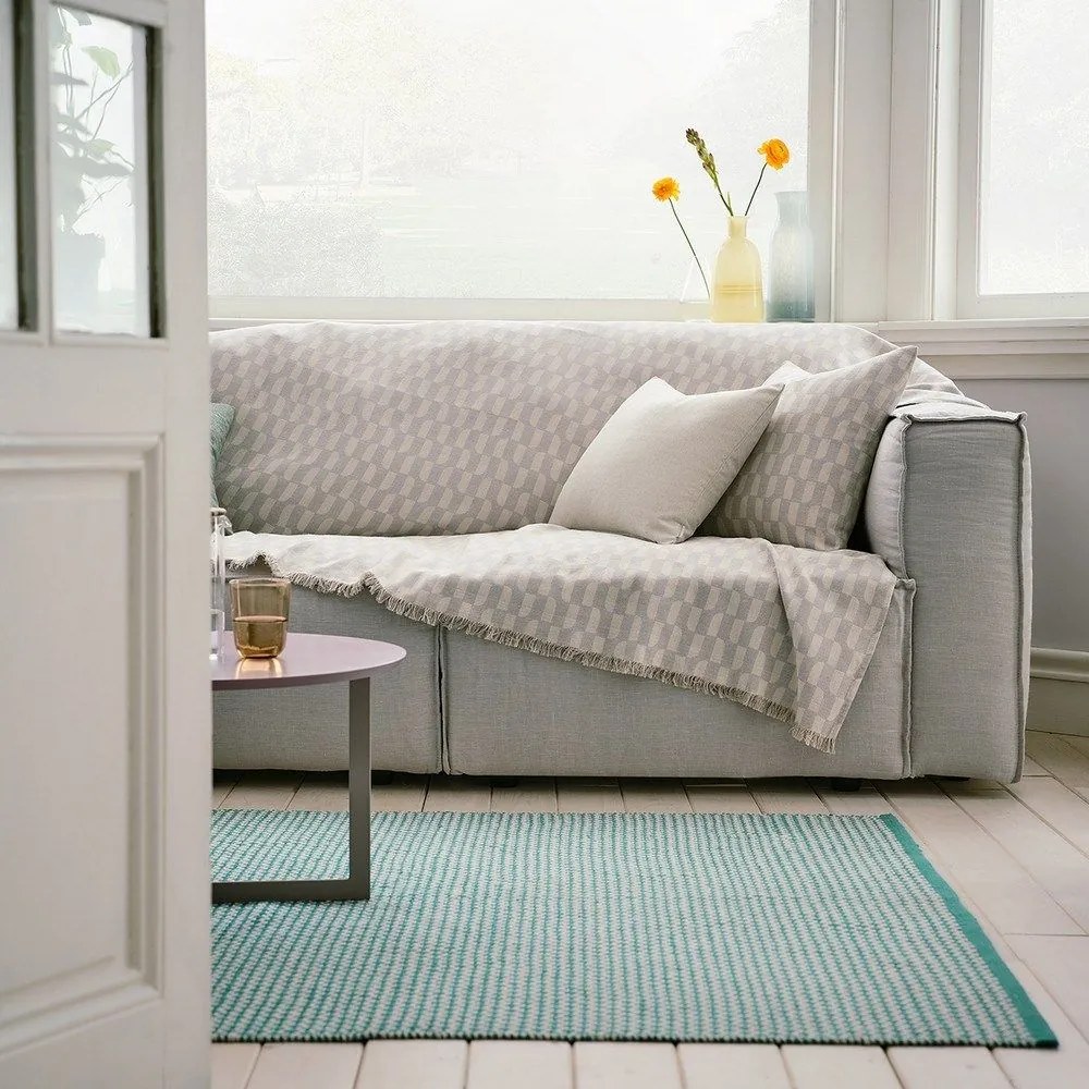 Ριχτάρι Denise 518/ 21 Sand Gofis Home Τριθέσιο 180x310cm Cotton-Polyester