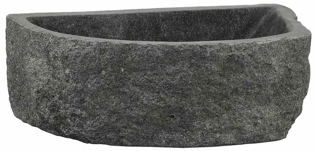 vidaXL Κρεμαστή Λεκάνη Γκρι (38-45) x (30-35) x 15 εκ. Πέτρα Ποταμού