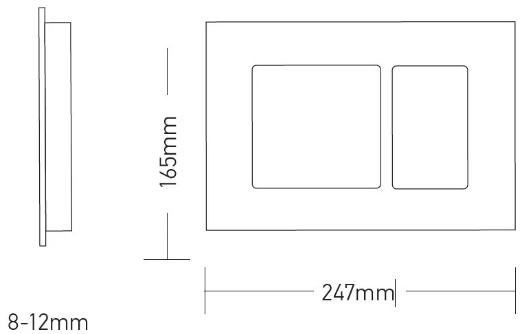 Πλακέτα χειρισμού easy touch facet wisa-Leuko