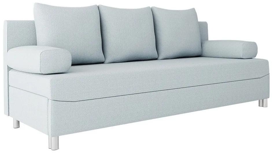Καναπές κρεβάτι Comfivo 125, Αριθμός θέσεων: 2, Αποθηκευτικός χώρος, 86x192x80cm, 65 kg, Πόδια: Πλαστική ύλη, Ξύλο: Πεύκο | Epipla1.gr