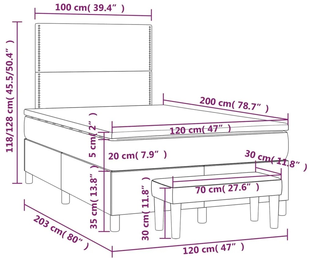 ΚΡΕΒΑΤΙ BOXSPRING ΜΕ ΣΤΡΩΜΑ ΛΕΥΚΟ 120X200ΕΚ.ΑΠΟ ΣΥΝΘΕΤΙΚΟ ΔΕΡΜΑ 3137594