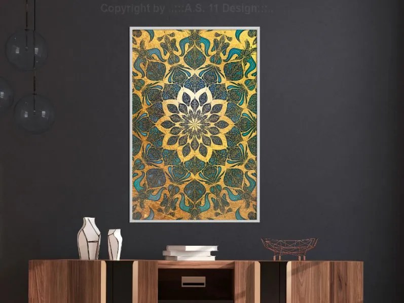 Αφίσα - Oriental Glow - 20x30 - Χρυσό - Χωρίς πασπαρτού