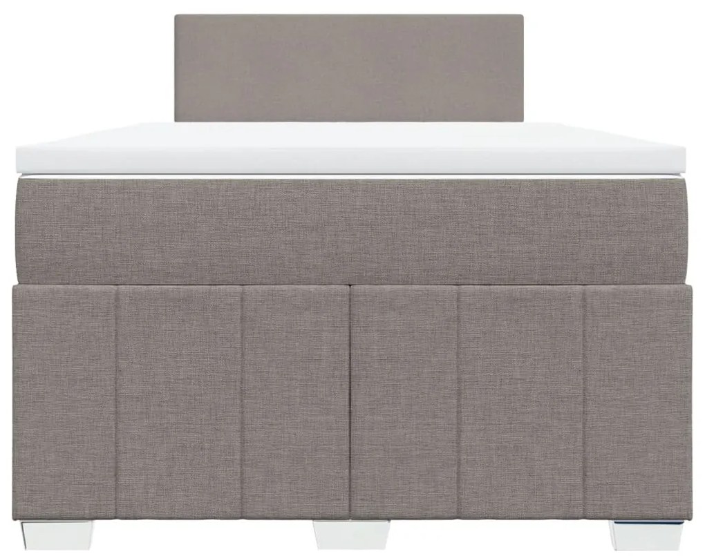 ΚΡΕΒΑΤΙ BOXSPRING ΜΕ ΣΤΡΩΜΑ TAUPE 120X200 ΕΚ. ΥΦΑΣΜΑΤΙΝΟ 3289332