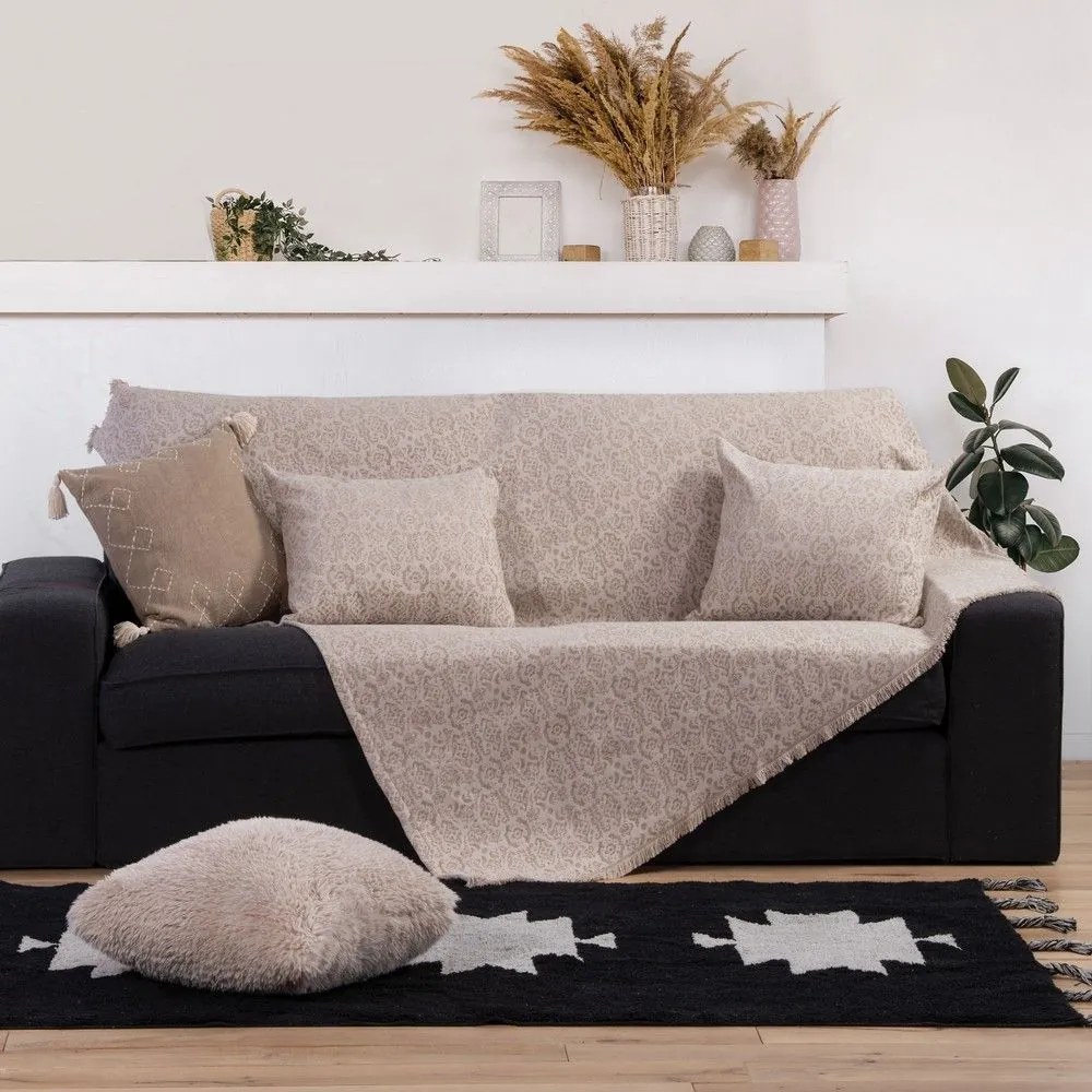 Ριχτάρι Wisely Beige Nef-Nef Πολυθρόνα Cotton-Acrylic