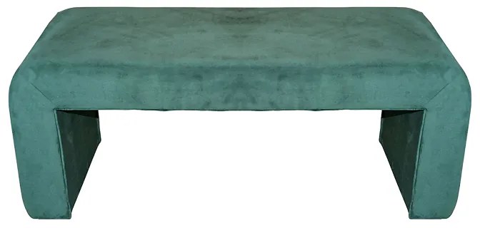 Σκαμπό Gagga Inart βελούδο σε πράσινη απόχρωση 110x40x45εκ