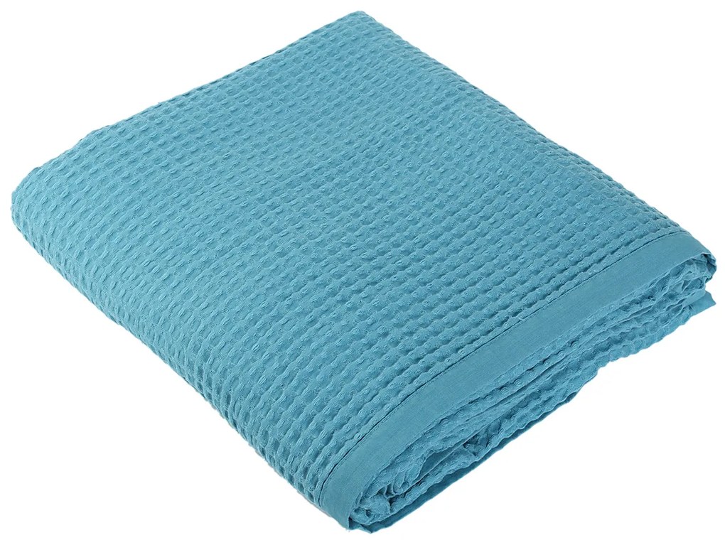 Κουβέρτα Πικέ Υπέρδιπλη (220x240) Nef-Nef Homeware New Golf Dusty Aqua