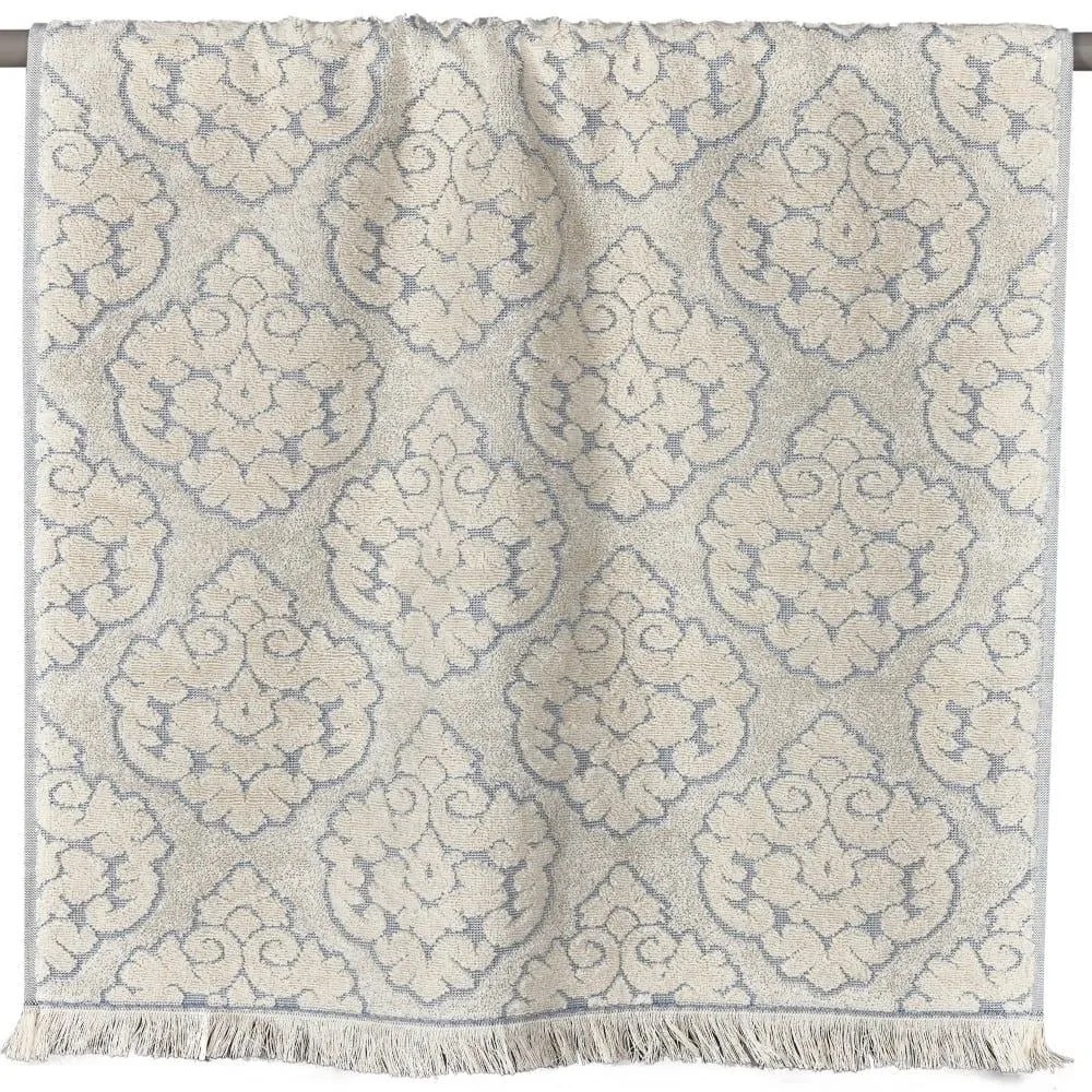 Πετσέτα Mallory 19 Blue-Ecru Kentia Χεριών 30x50cm 100% Cotton