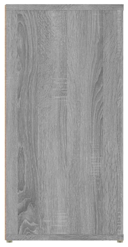 vidaXL Ντουλάπι Γκρι Sonoma 100x30x59,5 εκ. από Επεξεργασμένο Ξύλο