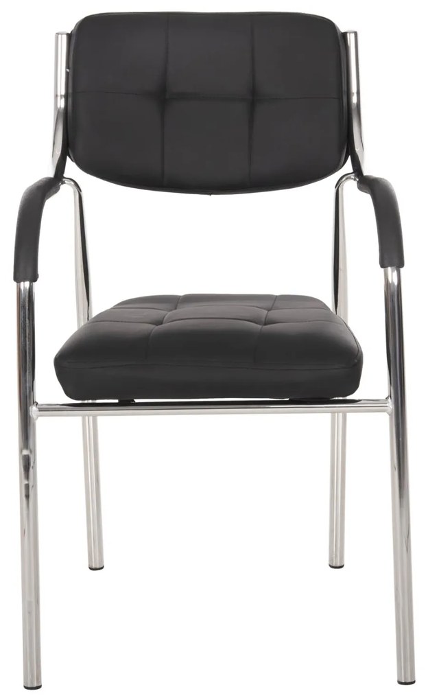 Καρέκλα επισκέπτη Oberon μαύρο PU 51x52x86Υ εκ. 51x52x86 εκ.