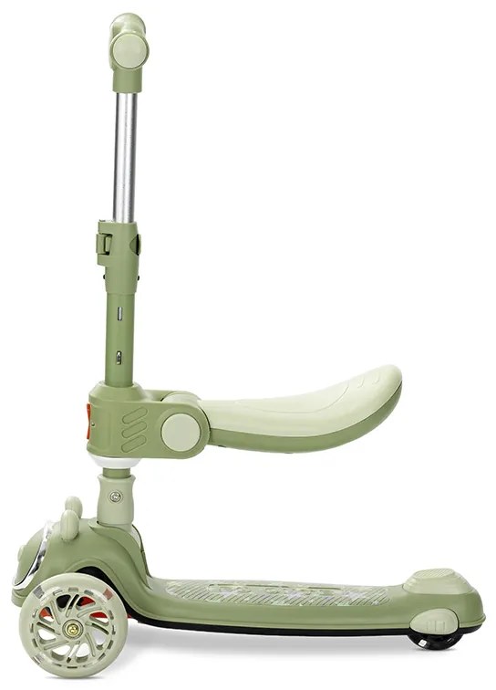 Πατίνι Scooter Swiftie Τρίτροχο Αναδιπλούμενο με Κάθισμα  Green  10390220002 Lorelli