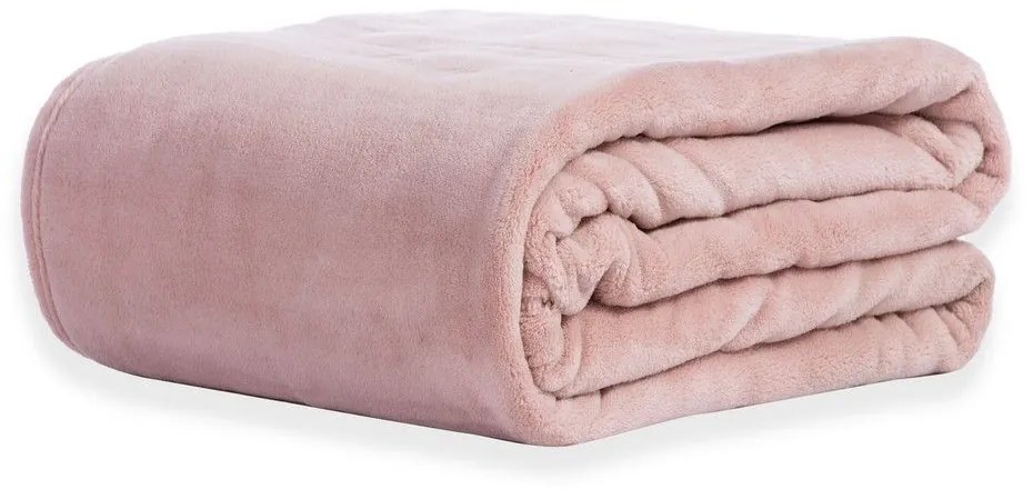 Κουβέρτα Fleece Cosy Pink Nef-Nef Υπέρδιπλo 220x240cm Πολυέστερ