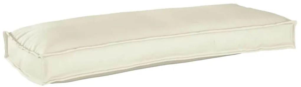 vidaXL Μαξιλάρι παλέτας για πάγκο Κρεμ 100 x 40 x 8 εκ Ύφασμα Oxford