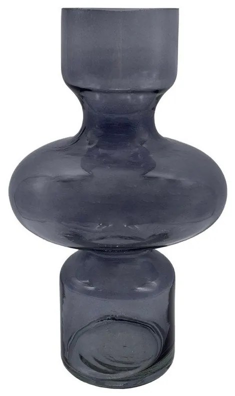 Βάζο Γυάλινο Cirkin 019573 D20xH30cm Grey Glass