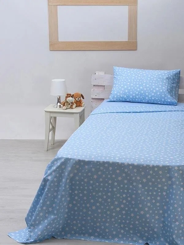 Παπλωματοθήκη Cotton Feelings 22 Blue Μονή (170x250)