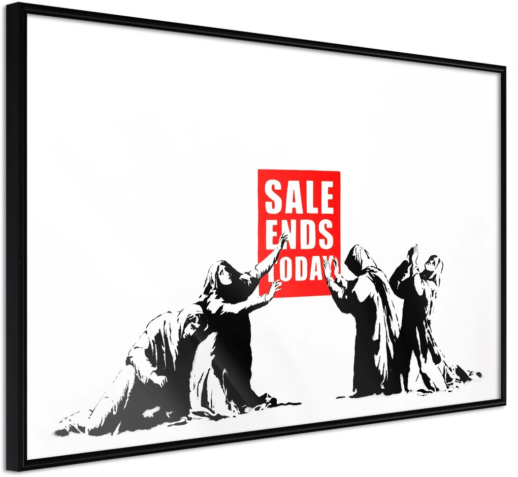 Αφίσα - Banksy: Sale Ends - 30x20 - Μαύρο - Χωρίς πασπαρτού