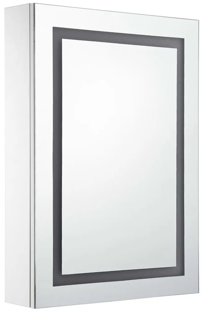 vidaXL Ντουλάπι Μπάνιου με Καθρέφτη και Φωτισμό LED 50 x 13 x 70 εκ.