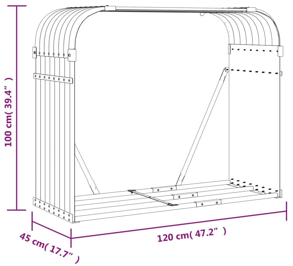 ΞΥΛΟΘΗΚΗ ΠΡΑΣΙΝΗ 120 X 45 X 100 ΕΚ. ΑΠΟ ΓΑΛΒΑΝΙΣΜΕΝΟ ΑΤΣΑΛΙ 364543