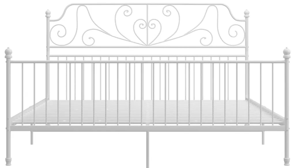 vidaXL Πλαίσιο Κρεβατιού Λευκό 180 x 200 εκ. Μεταλλικό