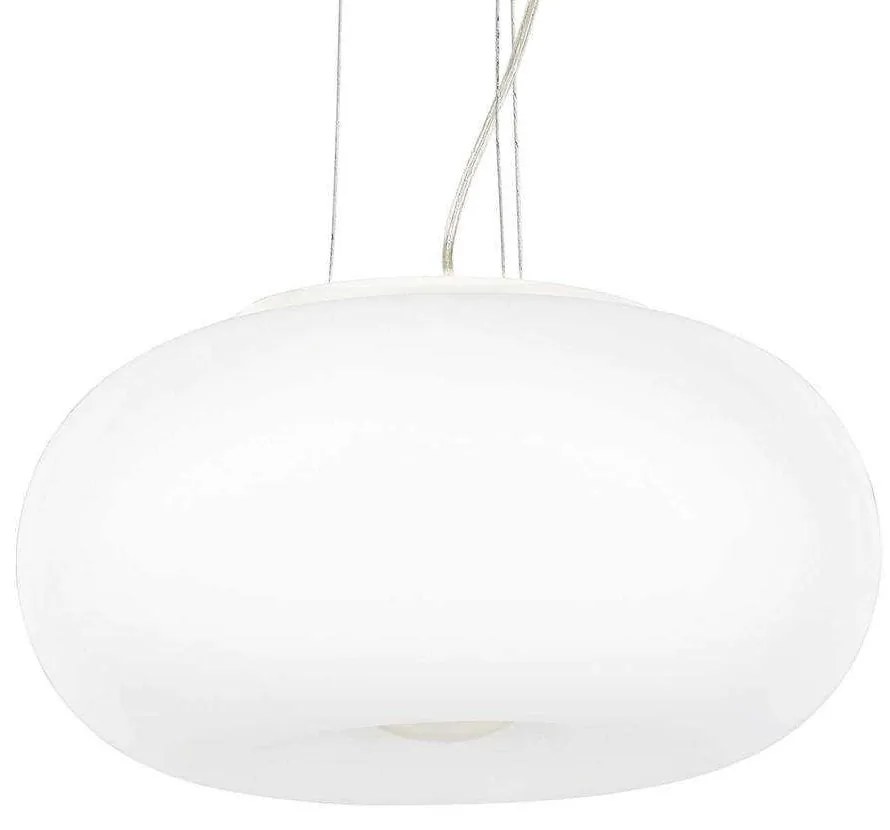 Φωτιστικό Οροφής Ulisse 098616 52x29/238cm 3xE27 60W White Ideal Lux