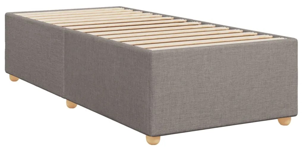 ΚΡΕΒΑΤΙ BOXSPRING ΜΕ ΣΤΡΩΜΑ TAUPE 80X200 ΕΚ. ΥΦΑΣΜΑΤΙΝΟ 3291104