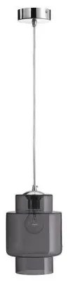 Κρεμαστό Φωτιστικό Οροφής IP20 E27 60W Γυαλί Luma Lighting-114-01021-04-smoke-Φιμέ/Smoke 114-01021-04-smoke