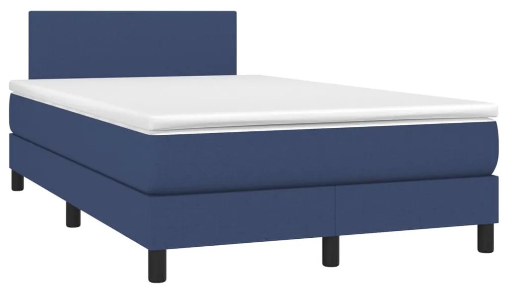 ΚΡΕΒΑΤΙ BOXSPRING ΜΕ ΣΤΡΩΜΑ ΜΠΛΕ 120X200 ΕΚ. ΥΦΑΣΜΑΤΙΝΟ 3139887