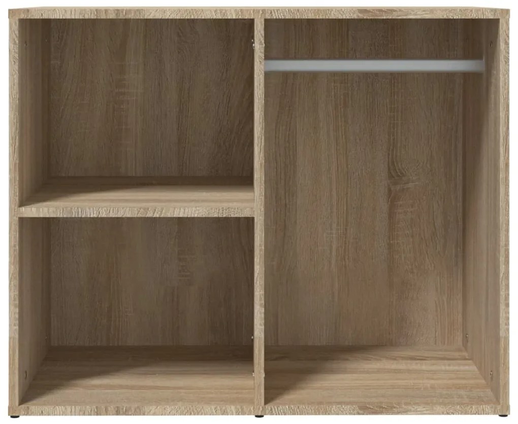 vidaXL Ντουλάπι Γυαλιστερό Sonoma Δρυς 80x40x65εκ.Επεξεργασμένο Ξύλο