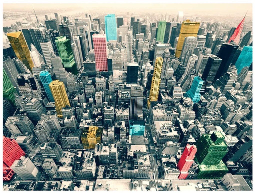 Φωτοταπετσαρία - New York's colorful reflections 250x193