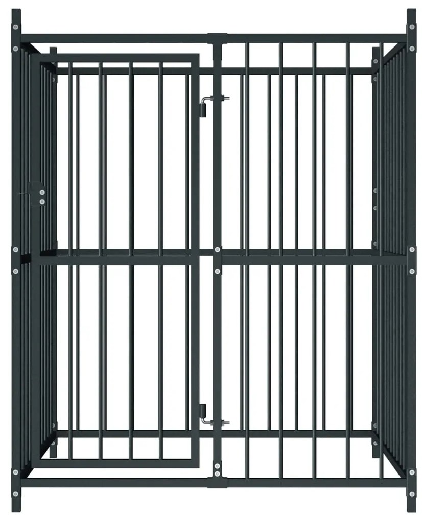 vidaXL Κλουβί Σκύλου Εξωτερικού Χώρου 120 x 120 x 150 εκ.