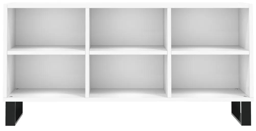 Έπιπλο Τηλεόρασης Λευκό 103,5 x 30 x 50 εκ. από Επεξεργ. Ξύλο - Λευκό