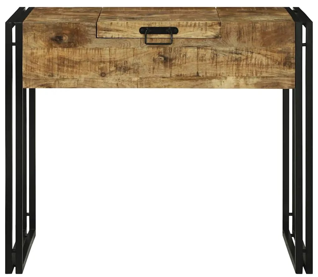 vidaXL Τραπέζια Ντυσίματος Κρεβατοκάμαρας Καφέ Μασίφ ξύλο μάνγκο