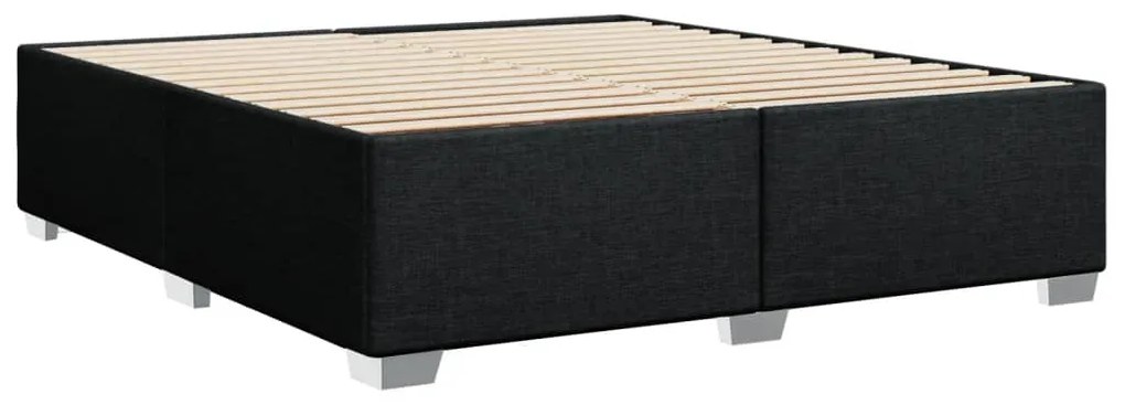 ΚΡΕΒΑΤΙ BOXSPRING ΜΕ ΣΤΡΩΜΑ ΜΑΥΡΟ 180X200 ΕΚ. ΥΦΑΣΜΑΤΙΝΟ 3288262