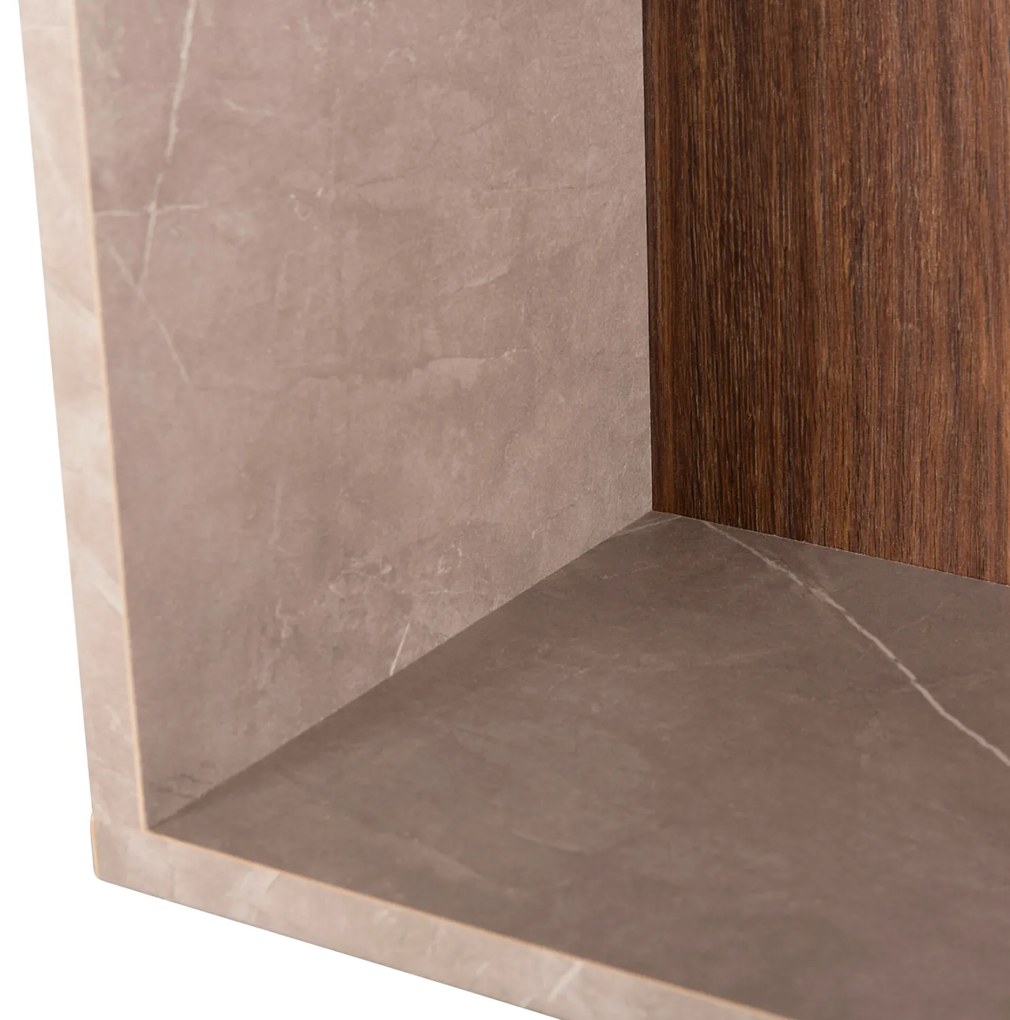 ΣΥΝΘΕΤΟ ΤΗΛΕΟΡΑΣΗΣ EDELIE HM8908.14 ΜΕΛΑΜΙΝΗ ΓΚΡΙ STONE TEXTURE-ΦΥΣΙΚΟ 150x29,5x120Υεκ. (1 Τεμμάχια)