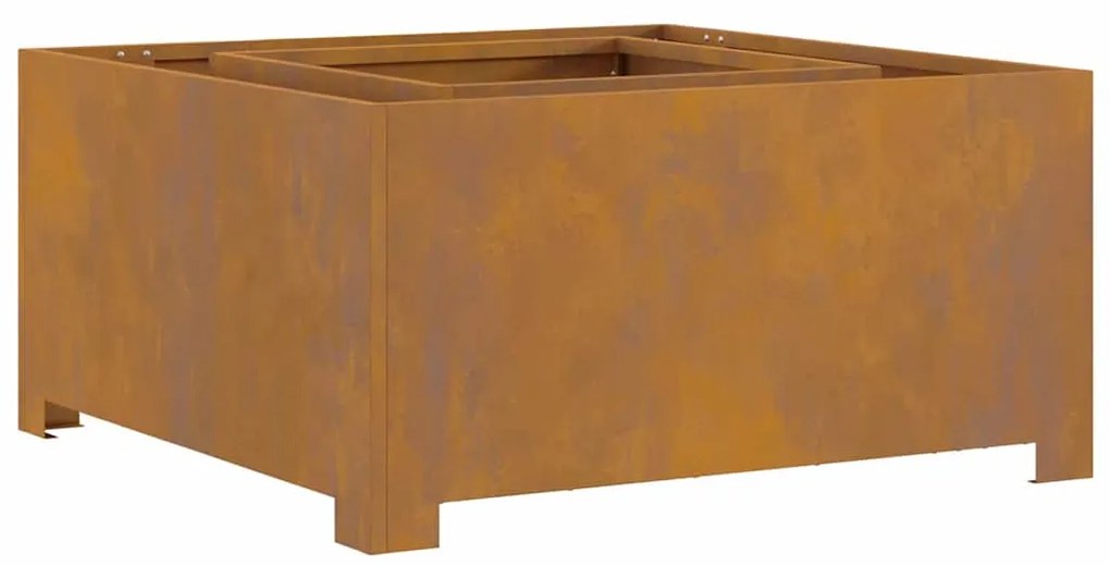 vidaXL Φωτιά Καφέ 80 x 80 x 40 cm Ατσάλι σκληρυθέν στον αέρα